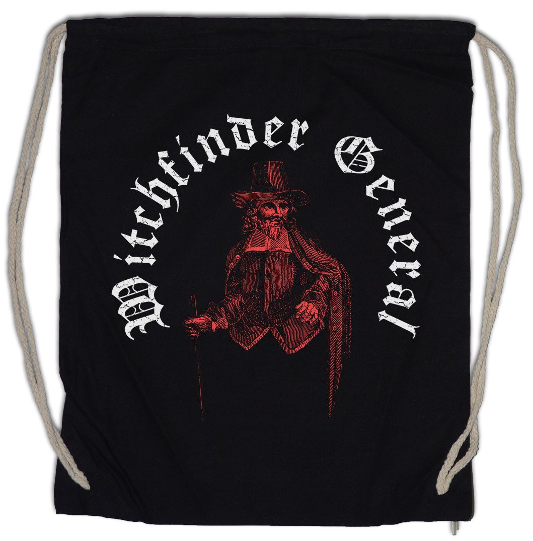 Urban Backwoods Turnbeutel Matthew Hopkins Witchfinder General Turnbeutel Hexenjäger Hunter Witch (1-tlg), Hexe Witchcraft Hexenverfolgung