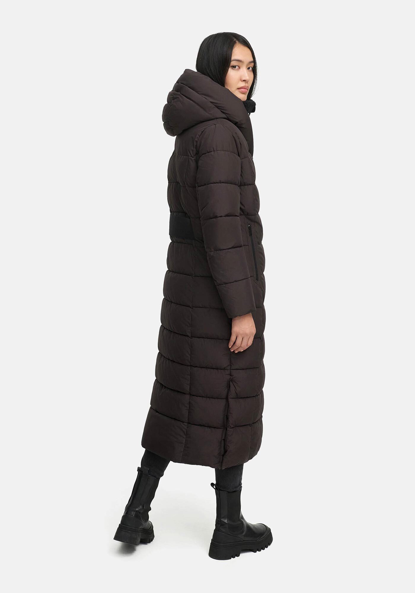 Marikoo Winterjacke Pakoraa extra langer Winter Mantel mit abnehmbaren Innenteil – Bild 5 von 5