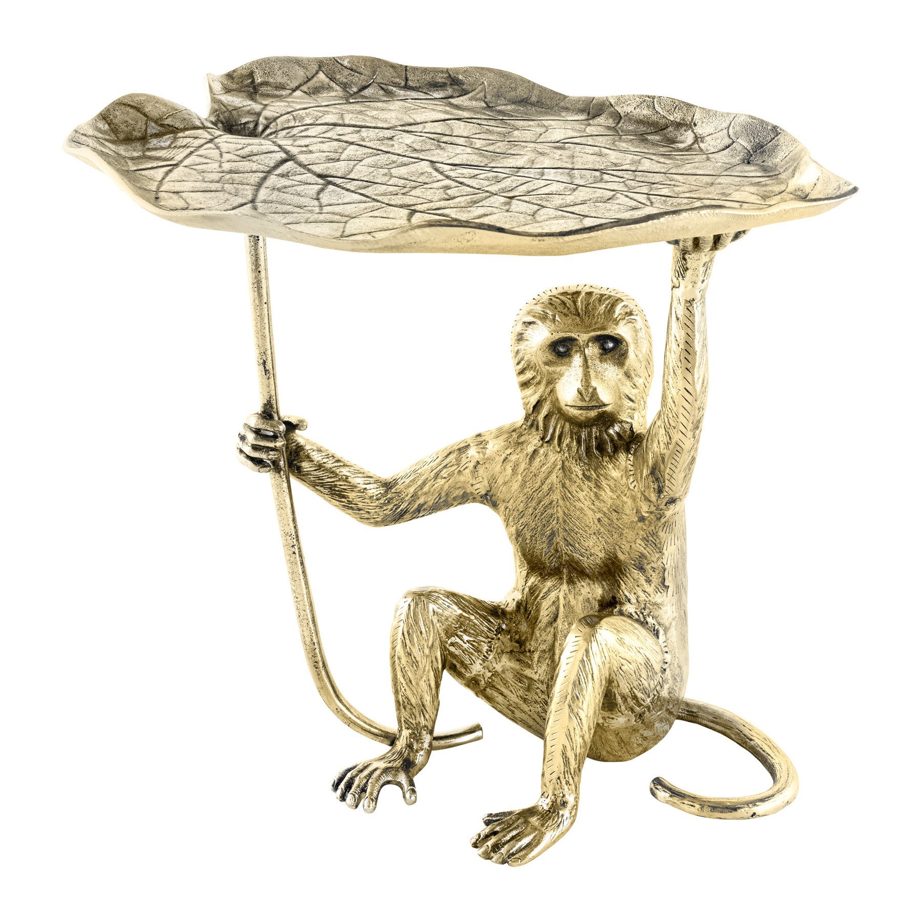 riess-ambiente Beistelltisch WILDLIFE MONKEY 60cm gold günstig online kaufen