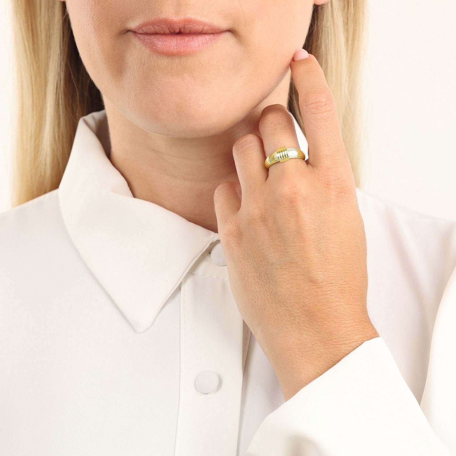 Amor Goldring Amor Ring für Damen, Gold 375 (Ring, 1-tlg)