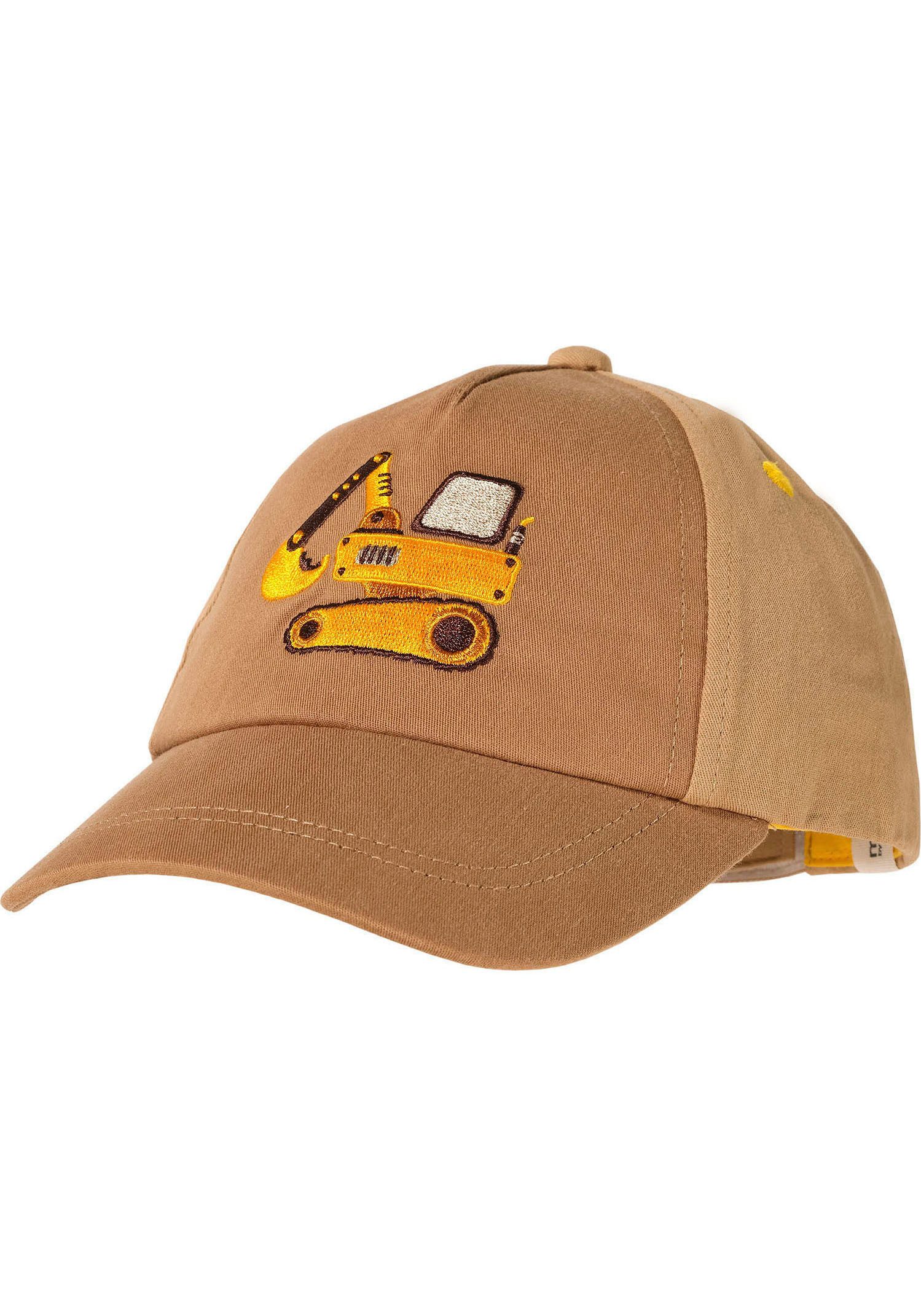 MAXIMO Baseball Cap Bagger-Motiv, mit Stickerei, mit Klettverschluss, Baumwolle