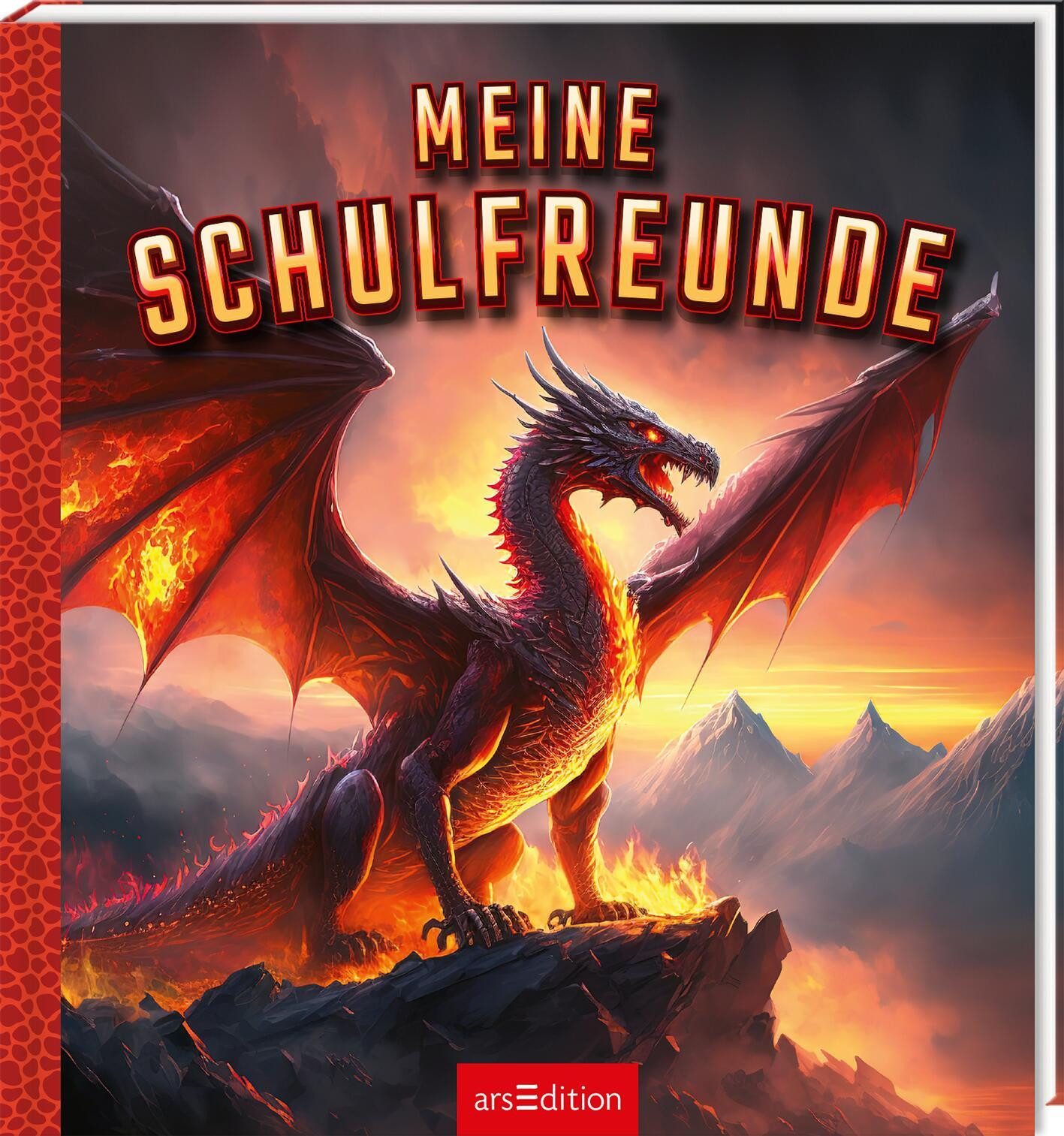 Ars Edition Poesiealbum Meine Schulfreunde - Drachen