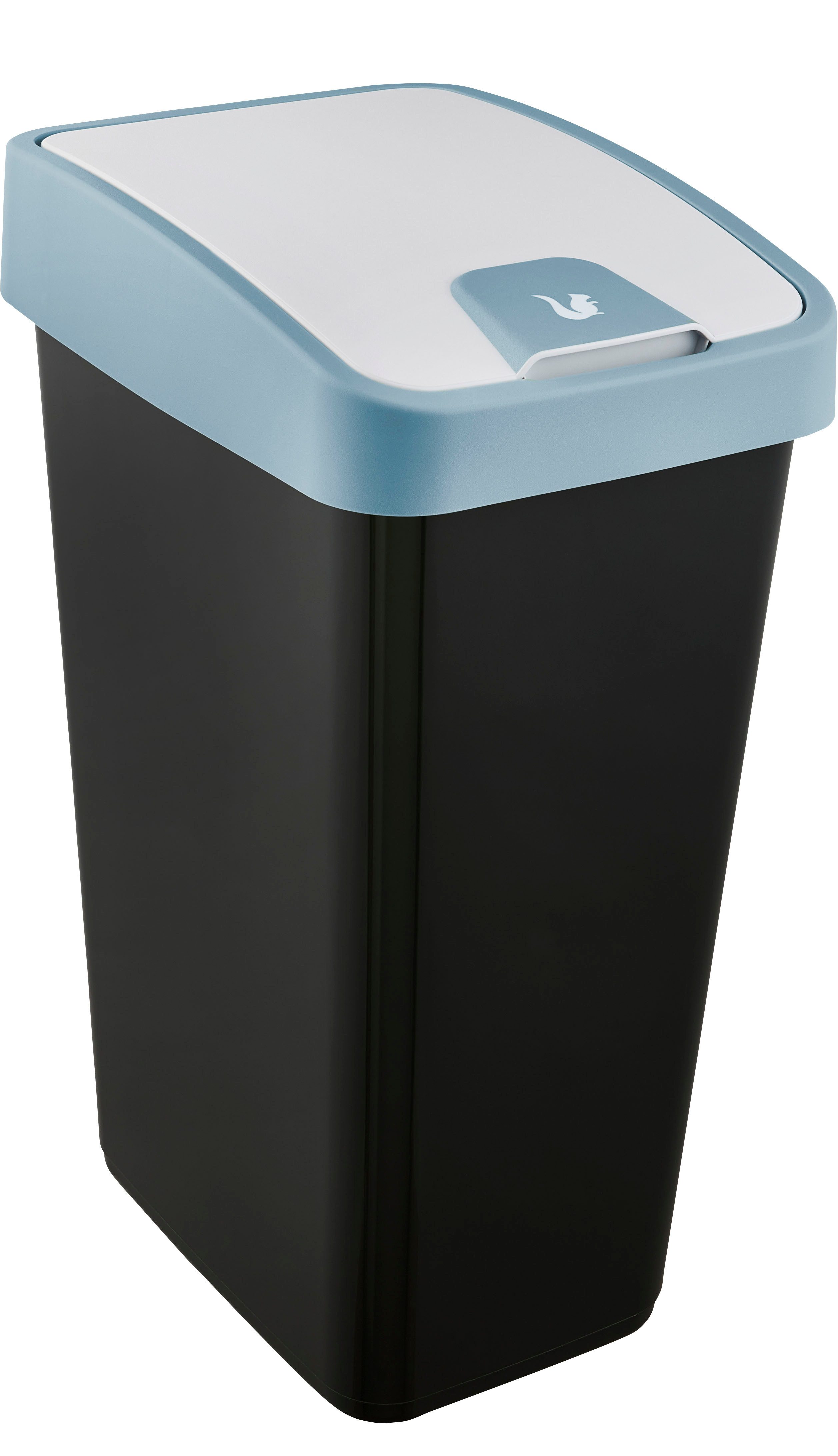 keeeper Mülleimer magne, Abfallbehälter mit Flip-Deckel, 40 x 30 x 61,5 cm, 45 l, komfortabler Soft-Touch-Point, Made in Europe