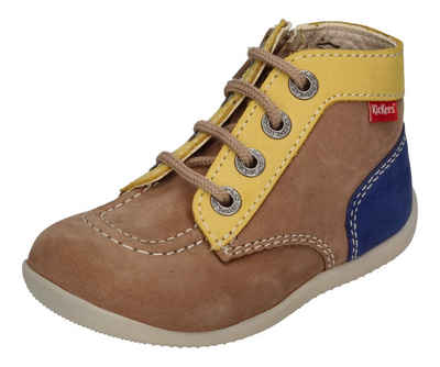 Kickers Bonzip-2 738911-10-111 Lauflernschuh Beige Jaune Marine