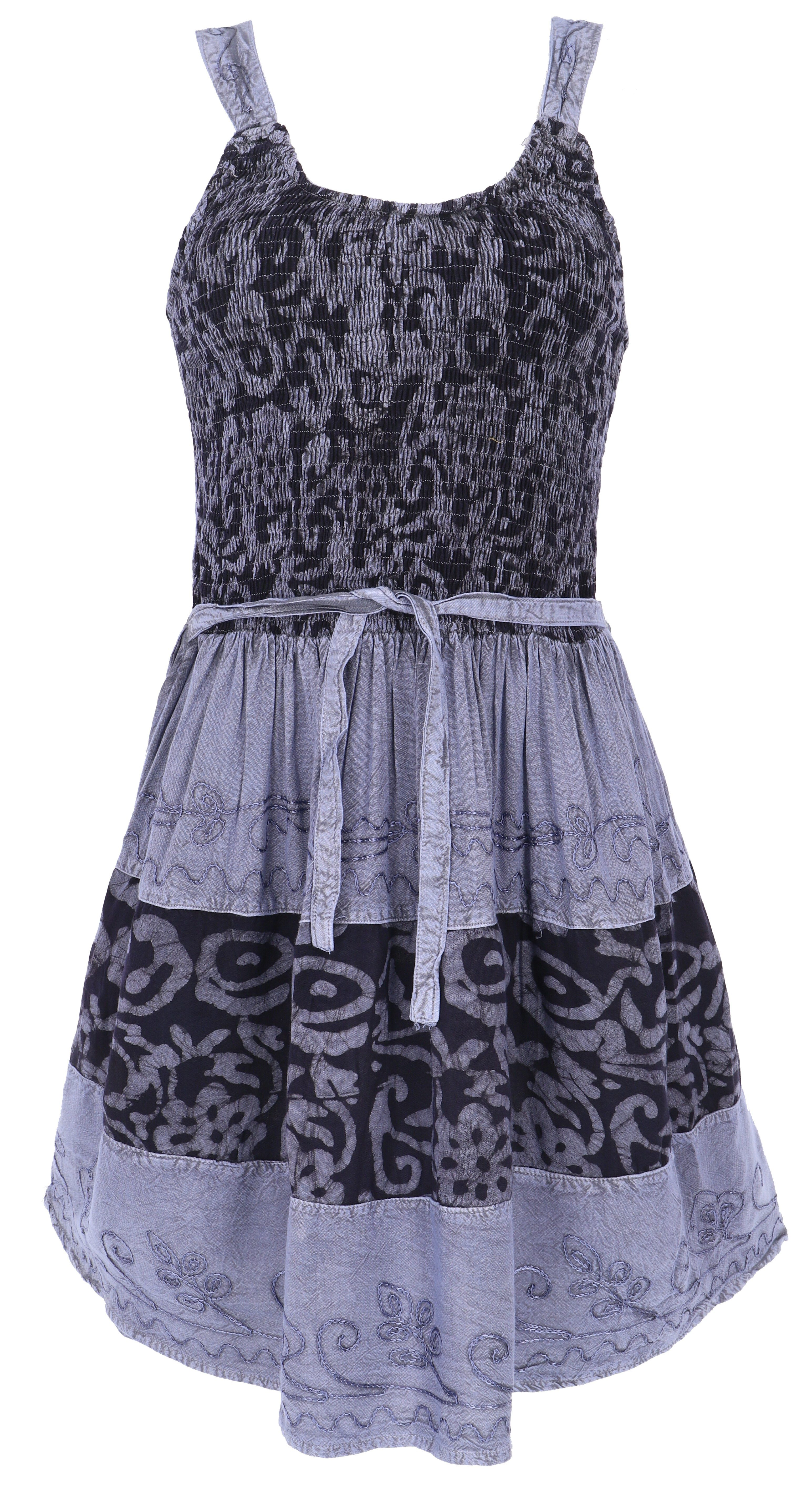 Midikleid Besticktes indisches Minikleid Boho chic,..