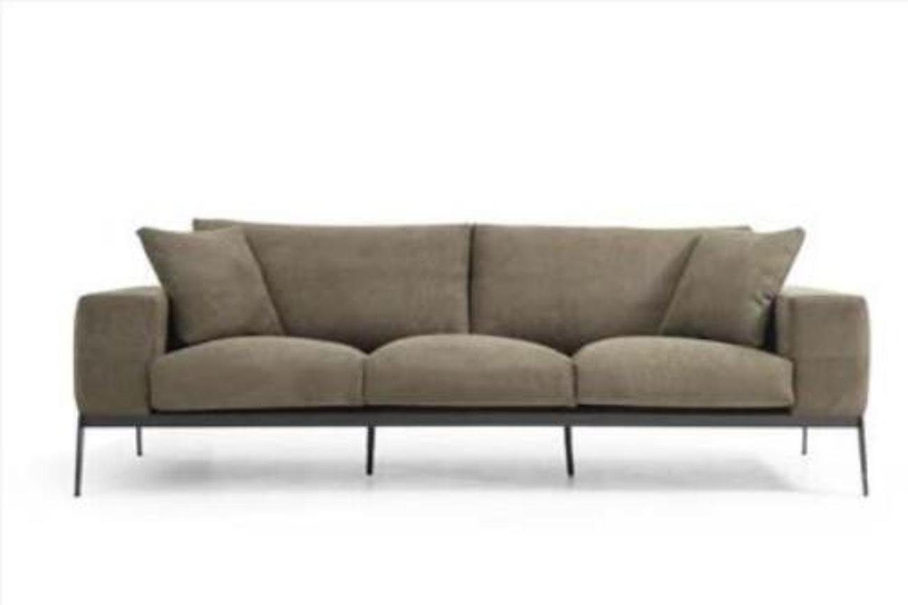 Made Sofa Modern JVmoebel + Set 1x 3-Sitzer Neu, Sitzer 1x Gruppe Sofas Wohnzimmer-Set 2-Sitzer), in Grau Europa (2-St., 3+2 Sofagarnitur Garnitur
