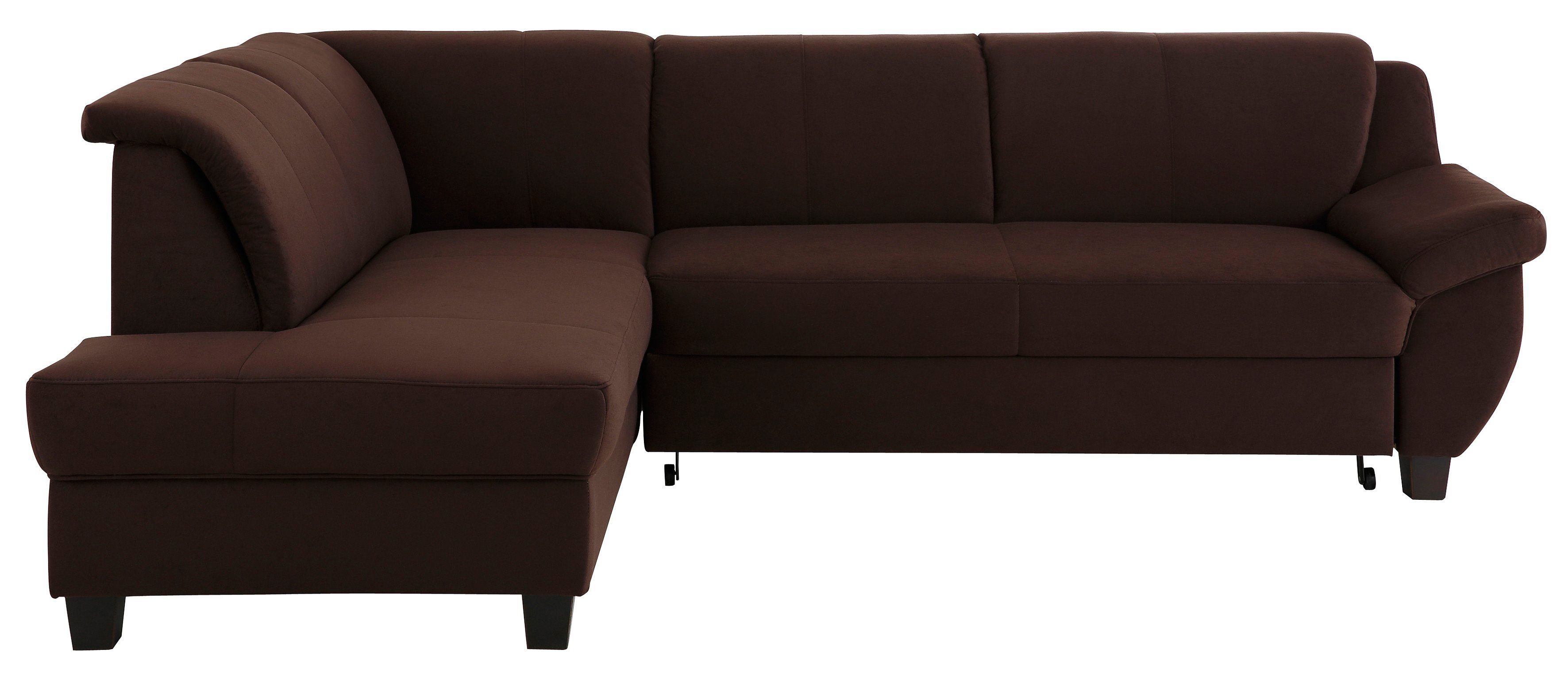 Home affaire Ecksofa Yesterday zeitlos und elegant, bequeme Armlehnen, L-Form, wahlweise mit Bettfunktion, auch in Cord