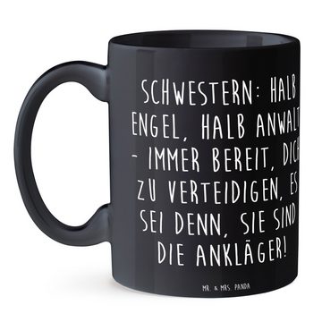 Mr. & Mrs. Panda Tasse Schwestern: Die Anwälte des Familienlebens - Sprüche und Geschenke -, Keramik, Herzberührende Designs