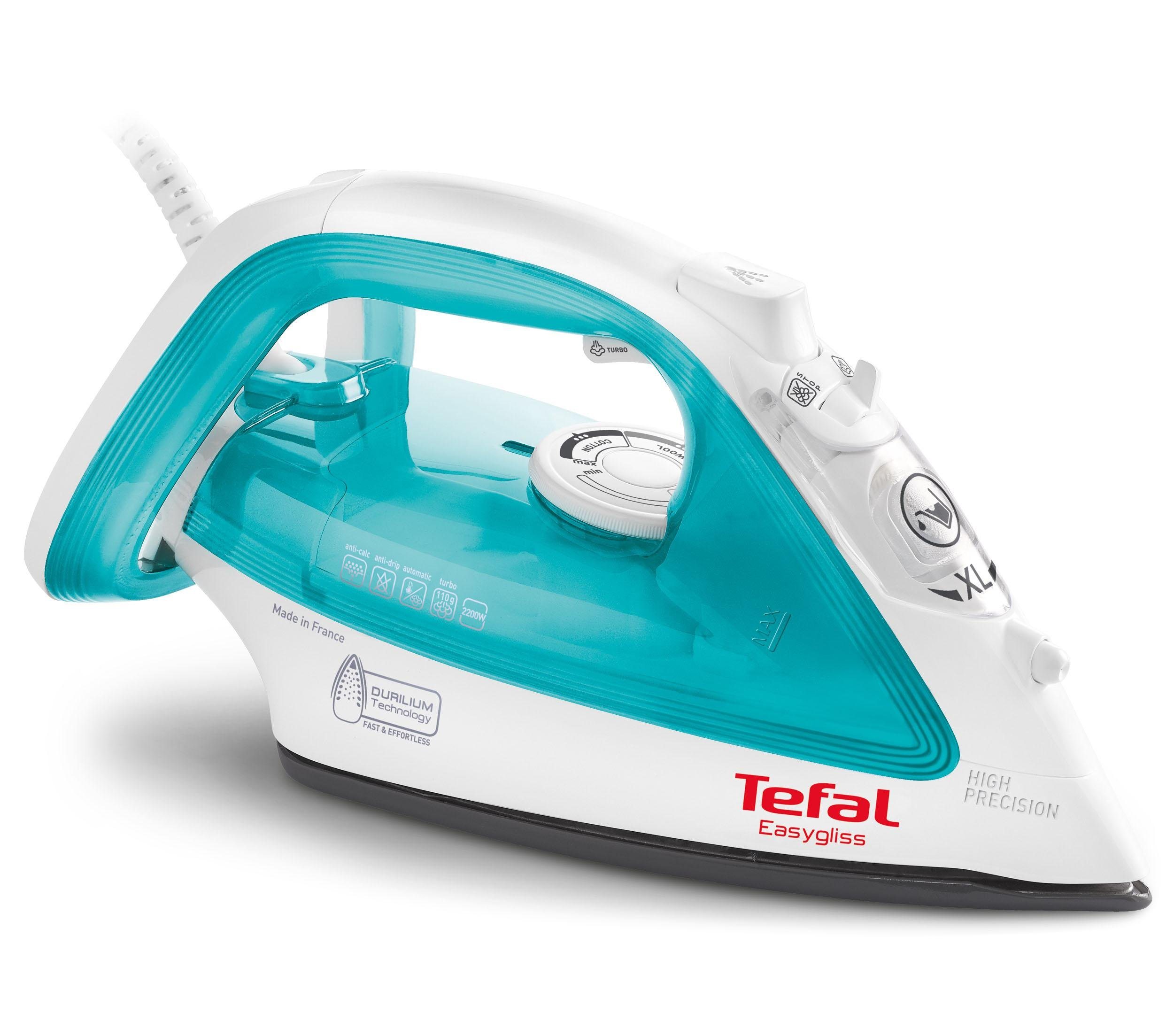 Dampfbügeleisen EASYGLISS FV3910, 2200 W, mit leichtgleitender Durilium-Bügelsohle Dampfbügeleisen EASYGLISS FV3910, 2200 W, mit leichtgleitender Durilium-Bügelsohle