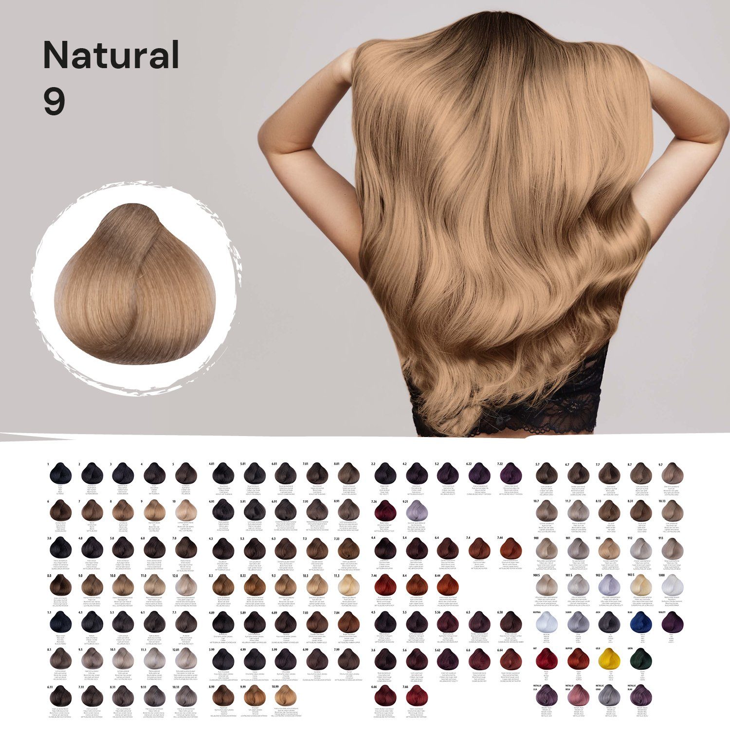 Femmas Premium Haarfarbe Femmas Hair Color, 1-tlg., Profi-Qualität