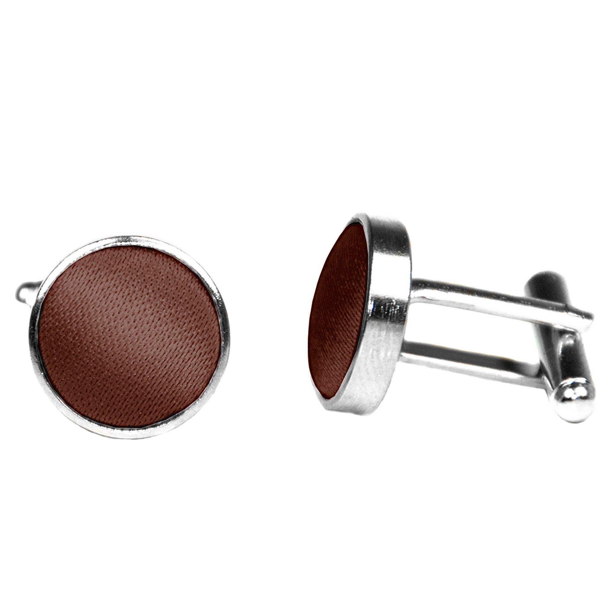 GASSANI Krawatte Satin Hochzeitskrawatte, Herren-Krawatte Hochzeit Schlips z Anzug (Set, 3-St., Krawattenset, Manschettenknöpfe, mit Einstecktuch) 6cm Schmal Dünn, Slim Uni, Seide-Touch-Finish