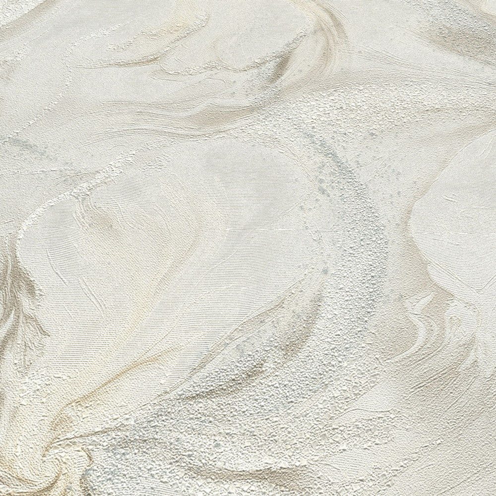 Erismann Vliestapete Marmor Optik Blumen Braun Grau Silber Glitzer 10514-38 Aurora