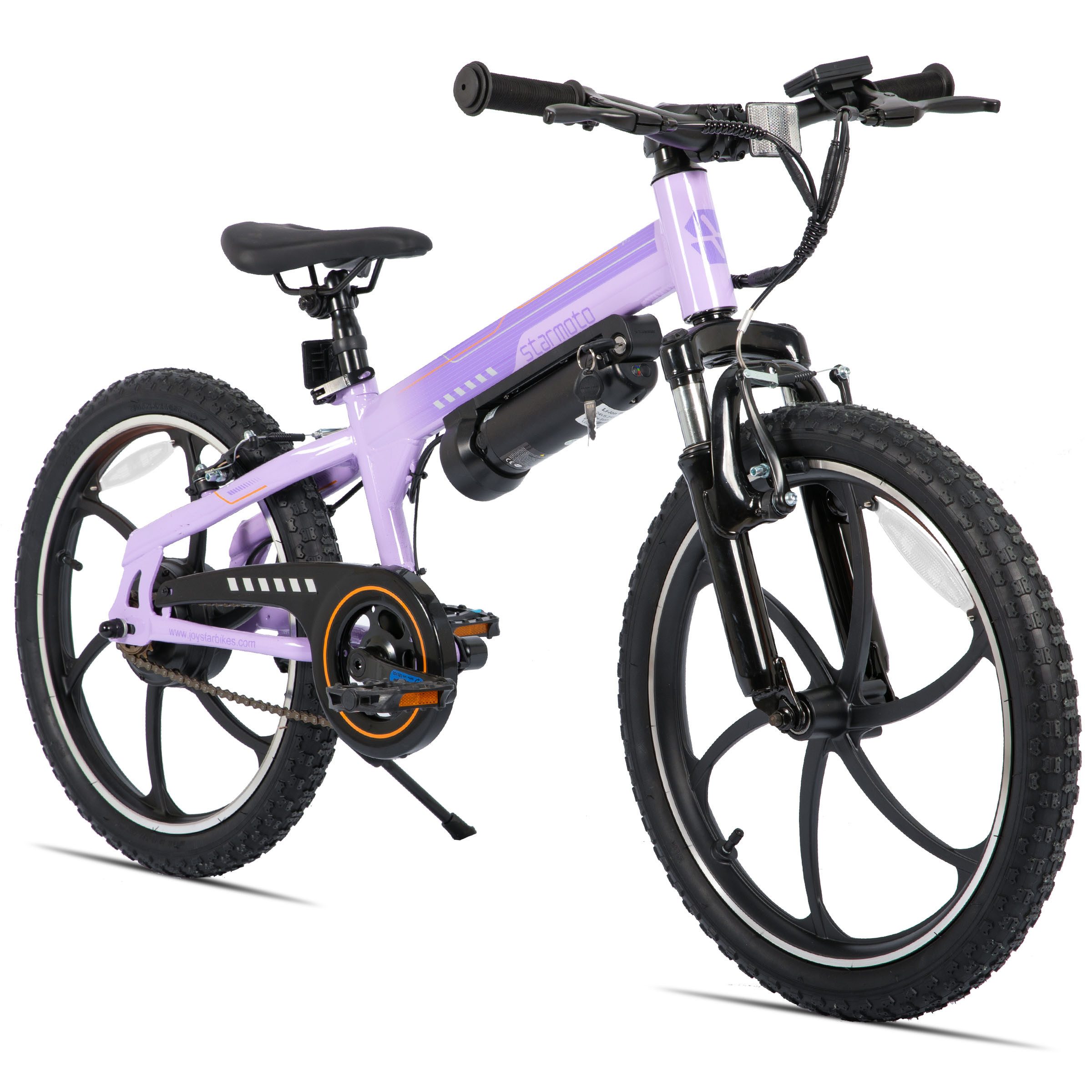 HILAND E-Bike Kinder E-Bike 20 Zoll 2 Fahrmodi Einrohrrahmen für Alltag & Freizeit