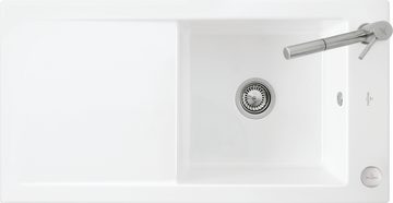 Villeroy & Boch Einbauspüle Keramikspüle 67902FR1, Timeline 60 flat