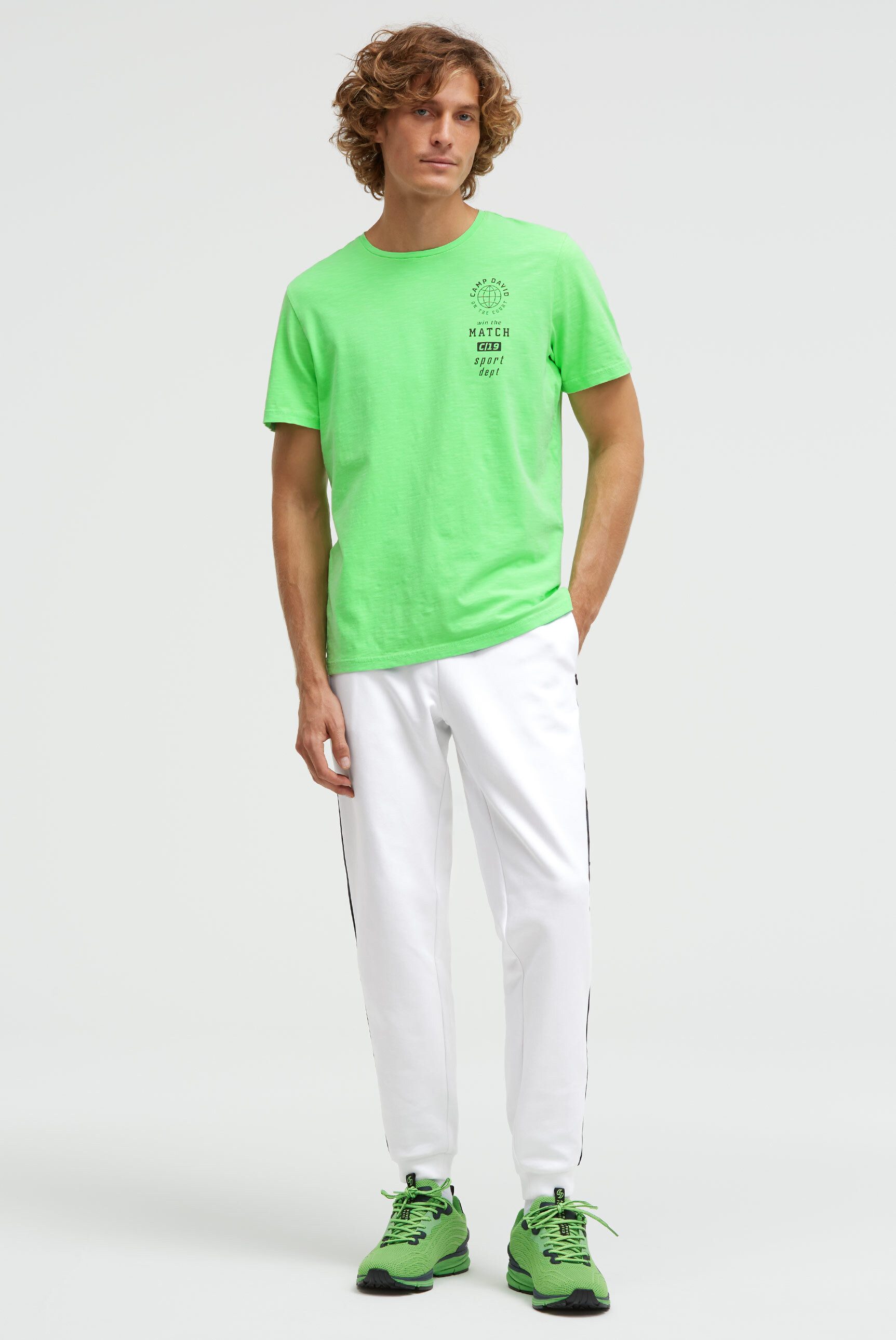 CAMP DAVID Rundhalsshirt