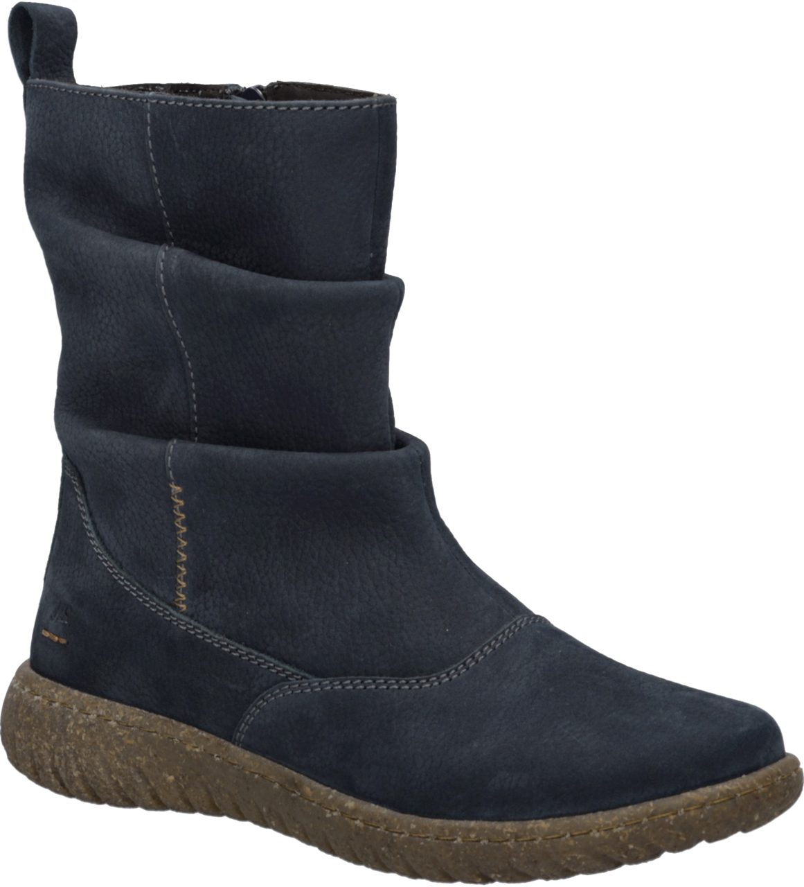 Josef Seibel Angelina 08 Stiefelette Boots, Kurzstiefel mit slouchy Falten am Schaft, Weite G (weit)
