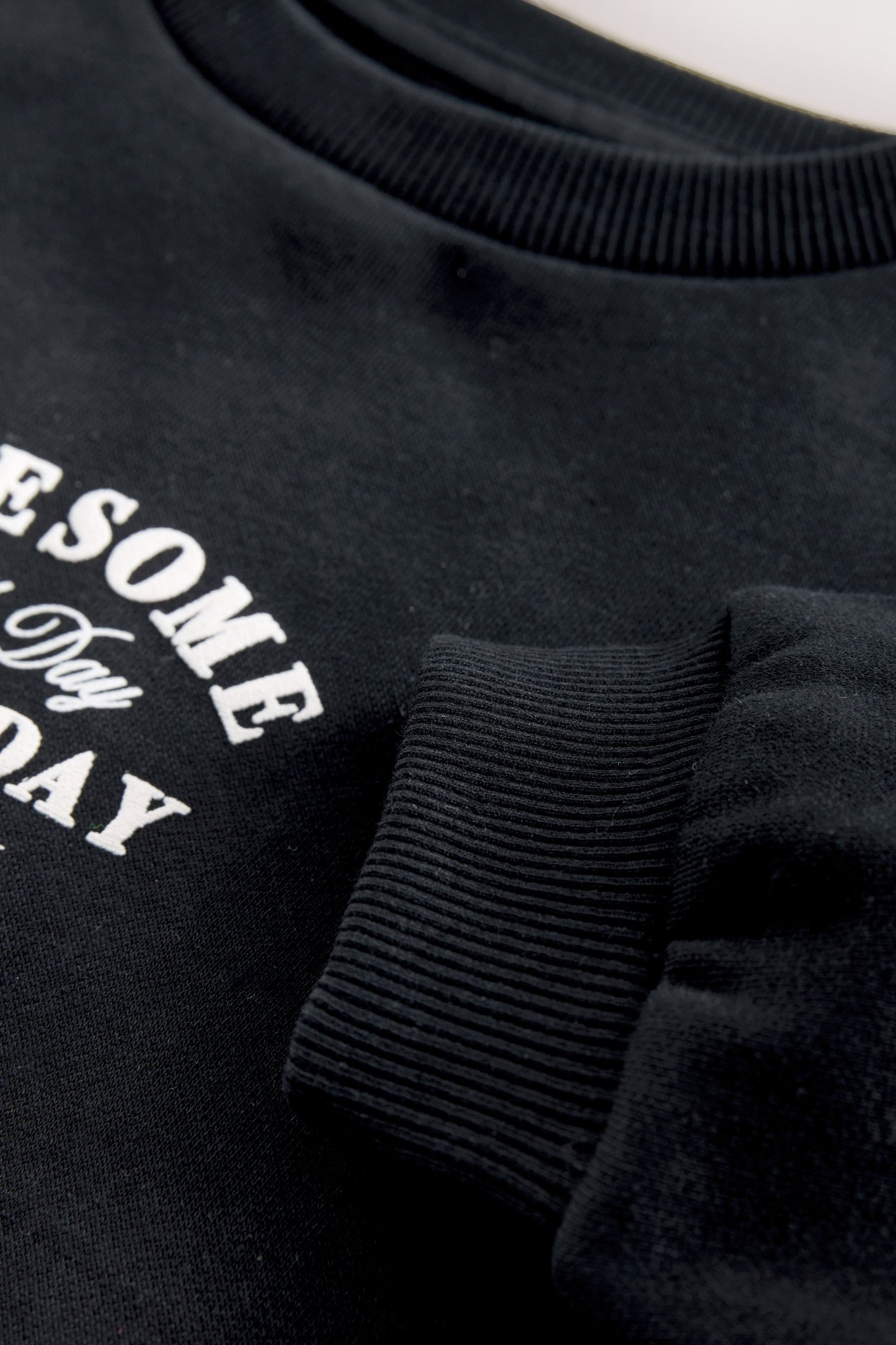 Next Sweater Sweatshirt mit Rundhalsausschnitt und Print (1-tlg)