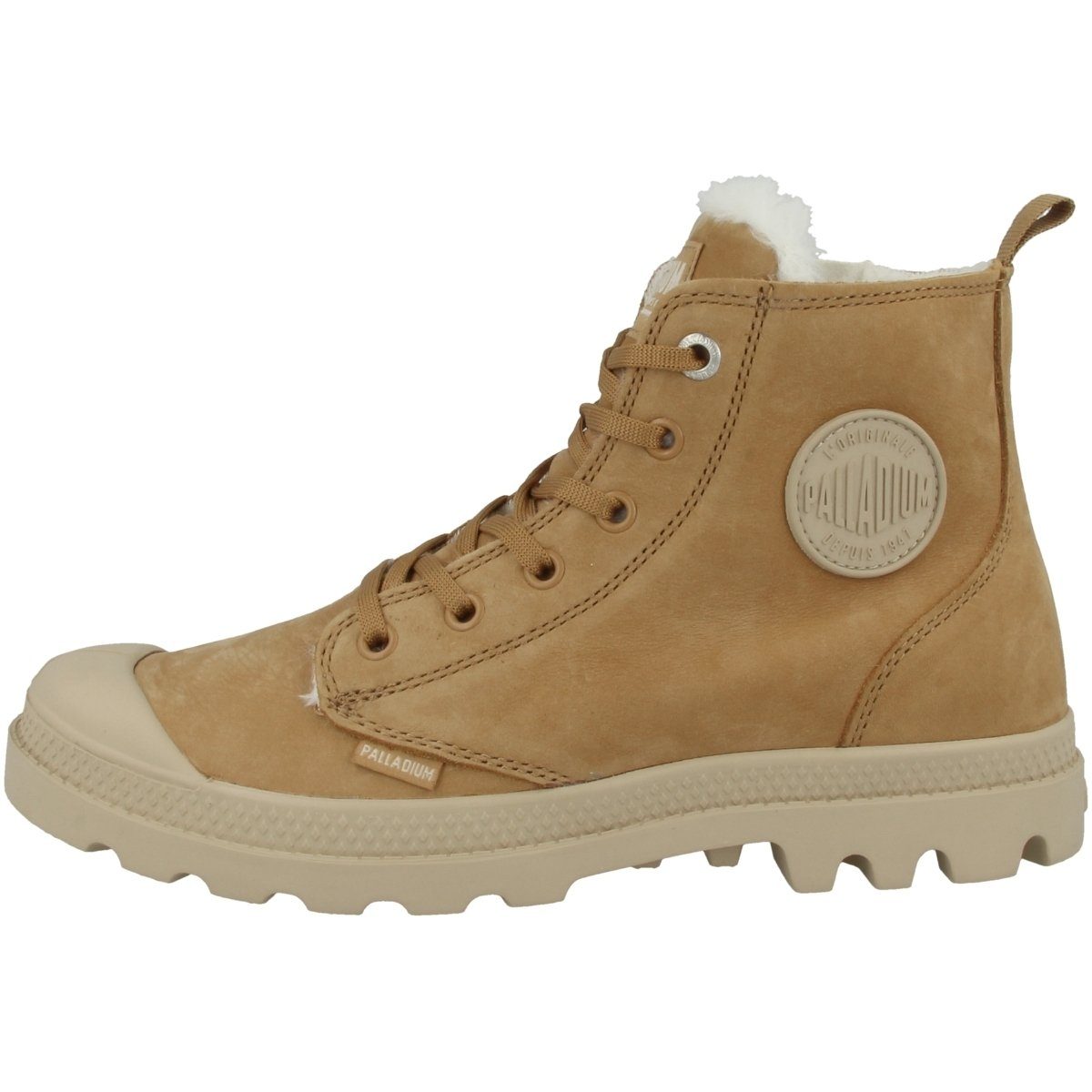 Palladium Pampa Hi Zip Wool Damen Schnürboots Stiefeletten, Stiefel, Winterstiefel, Winterboots, Schneestiefel