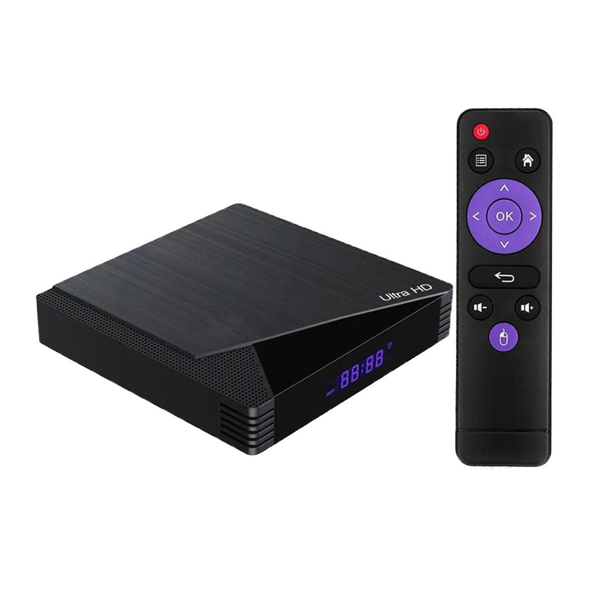 P80C Smart TV Box 2,4G & 5,8G WiFi Ethernet LAN 6K H.265 Video Audio Audio- & Video-Adapter