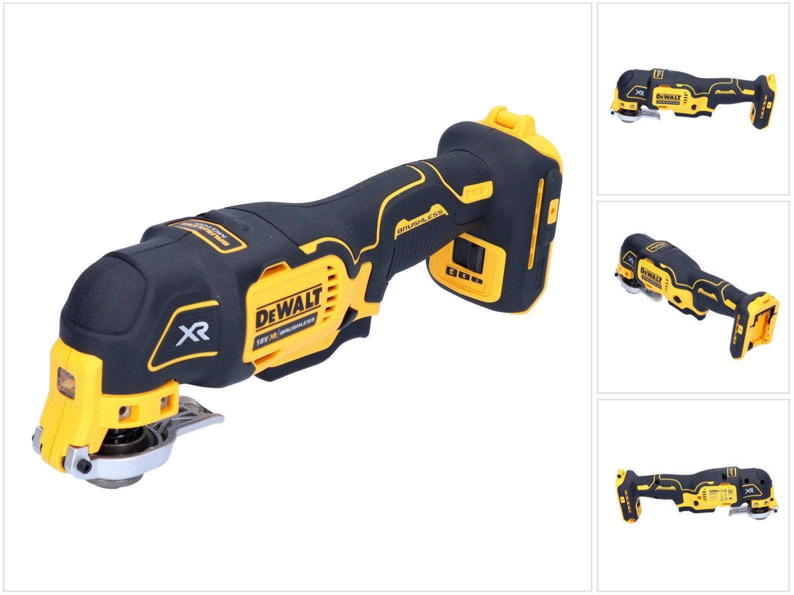 DeWalt Akku-Multifunktionswerkzeug DCS 356 N-XJ Akku Multitool Oszillierer 18 V Brushless + Zubehörset