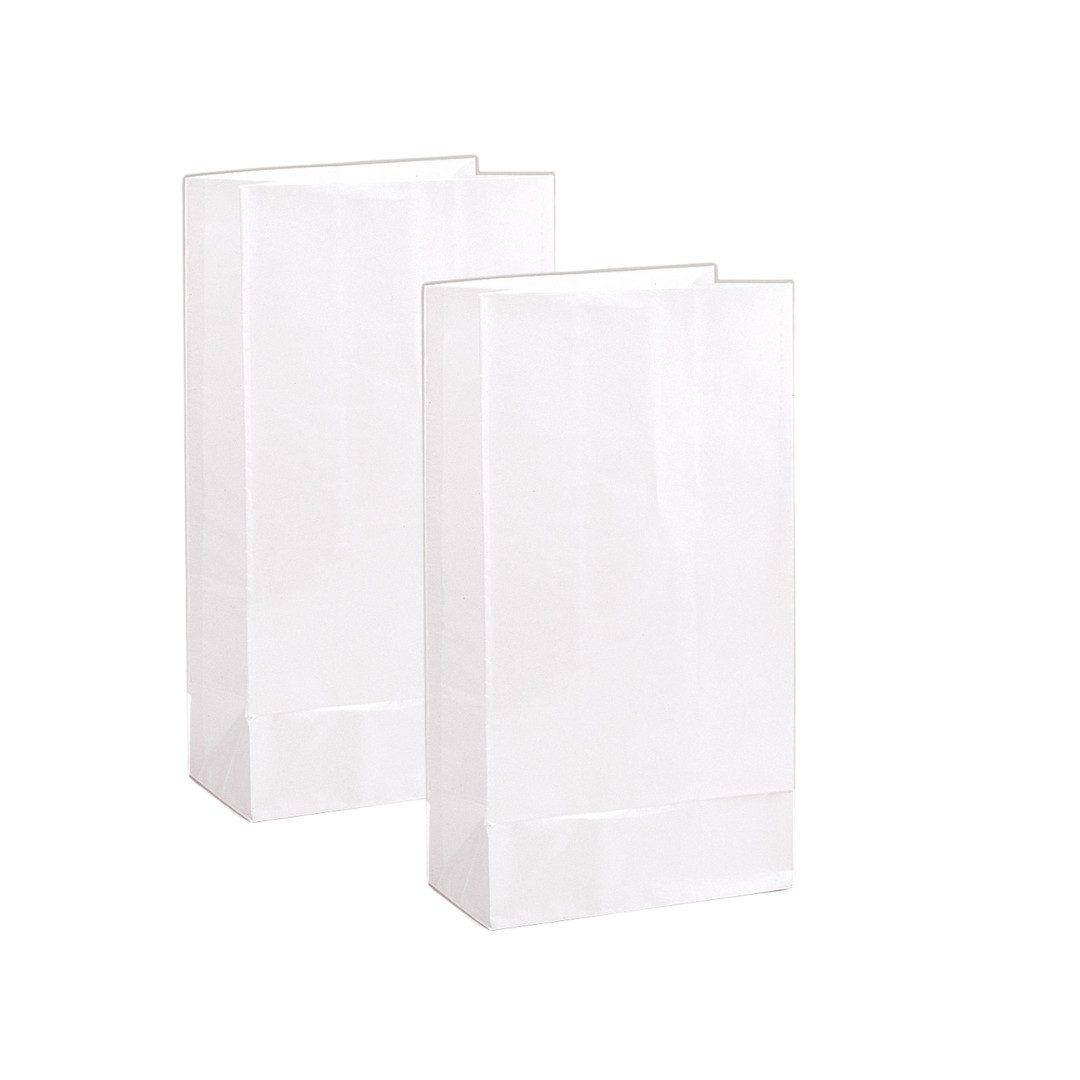 Partystrolche Tragetasche Papiertüte Geschenktüte 10 bzw. 12 Stück für kleine Geschenke