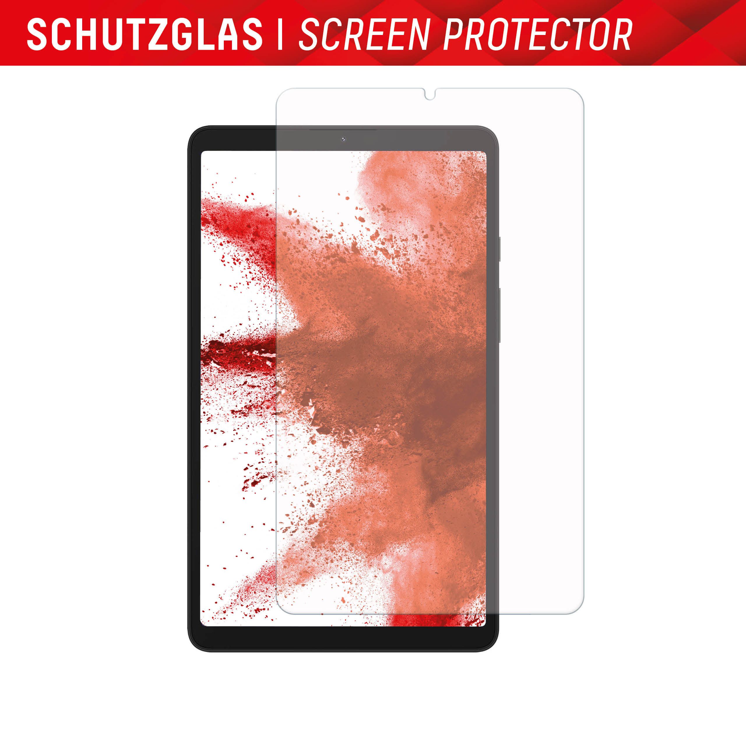 Displex Displayschutzglas Tablet Glass für Samsung Galaxy Tab A11, Samsung Galaxy Tab A9, Bildschirmschutz, Schutzglas, Splitterschutz, kratzfest