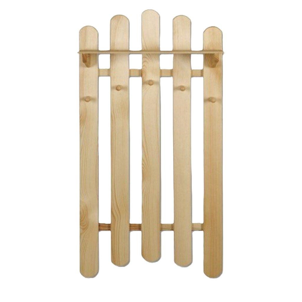 JVmoebel Wandgarderobe Garderobenpaneel aus Kiefernholz mit eleganter Optik, Made in Europa