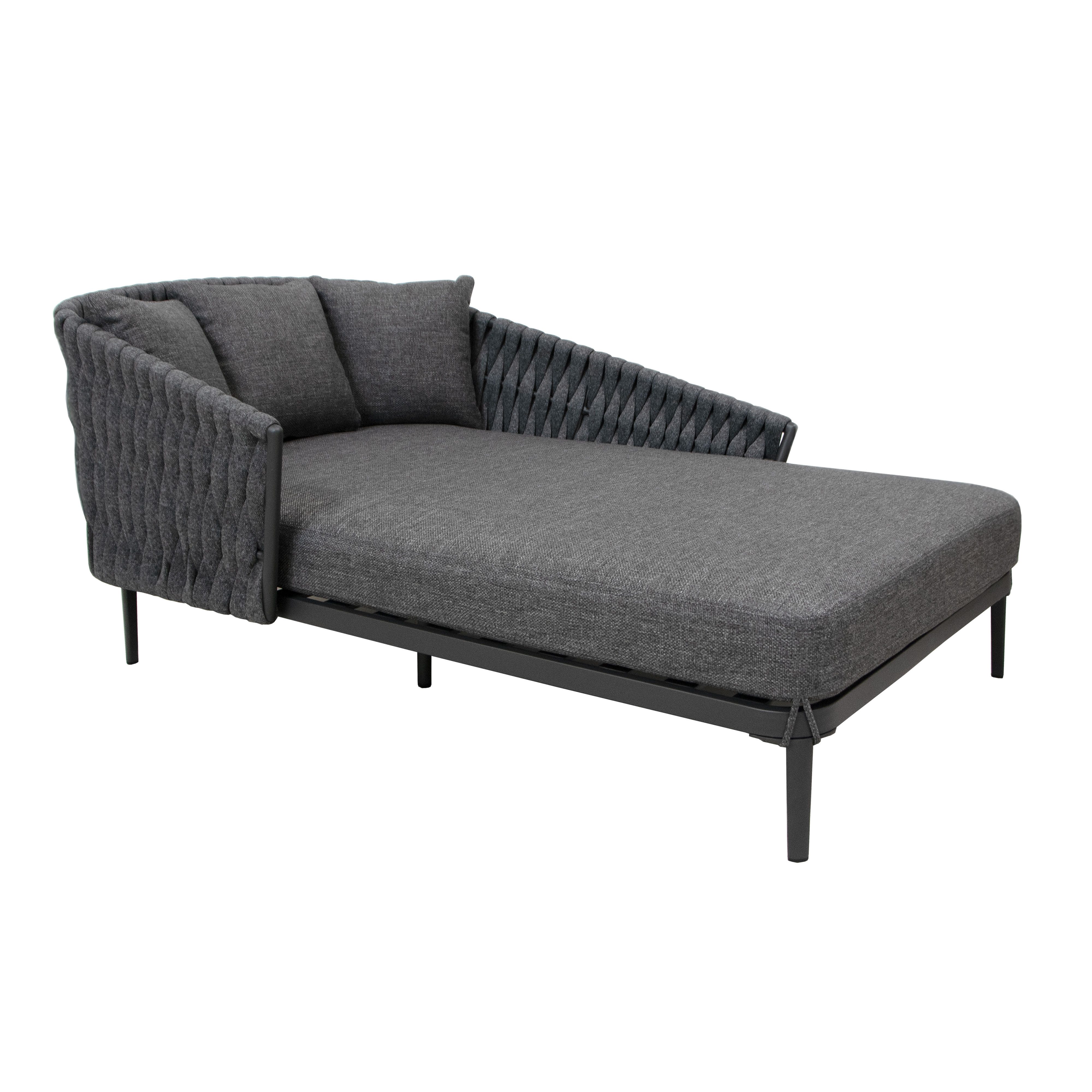 osoltus Wellnessliege osoltus Loungesofa Rope Daybed Lounge Gartenliege 170cm