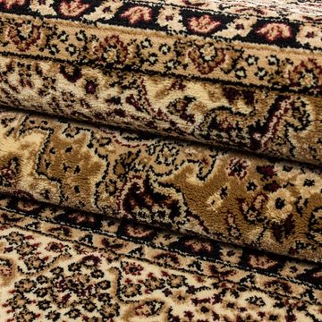 Orientteppich Teppich Orient Optik Bordüre, Angeycasa, rechteckig, Höhe: 12 mm, Oriental Wohnzimmer Esszimmer Kurzflor