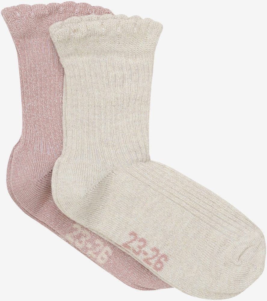 Minymo Socken Socks mit Glitter (2-Pack)
