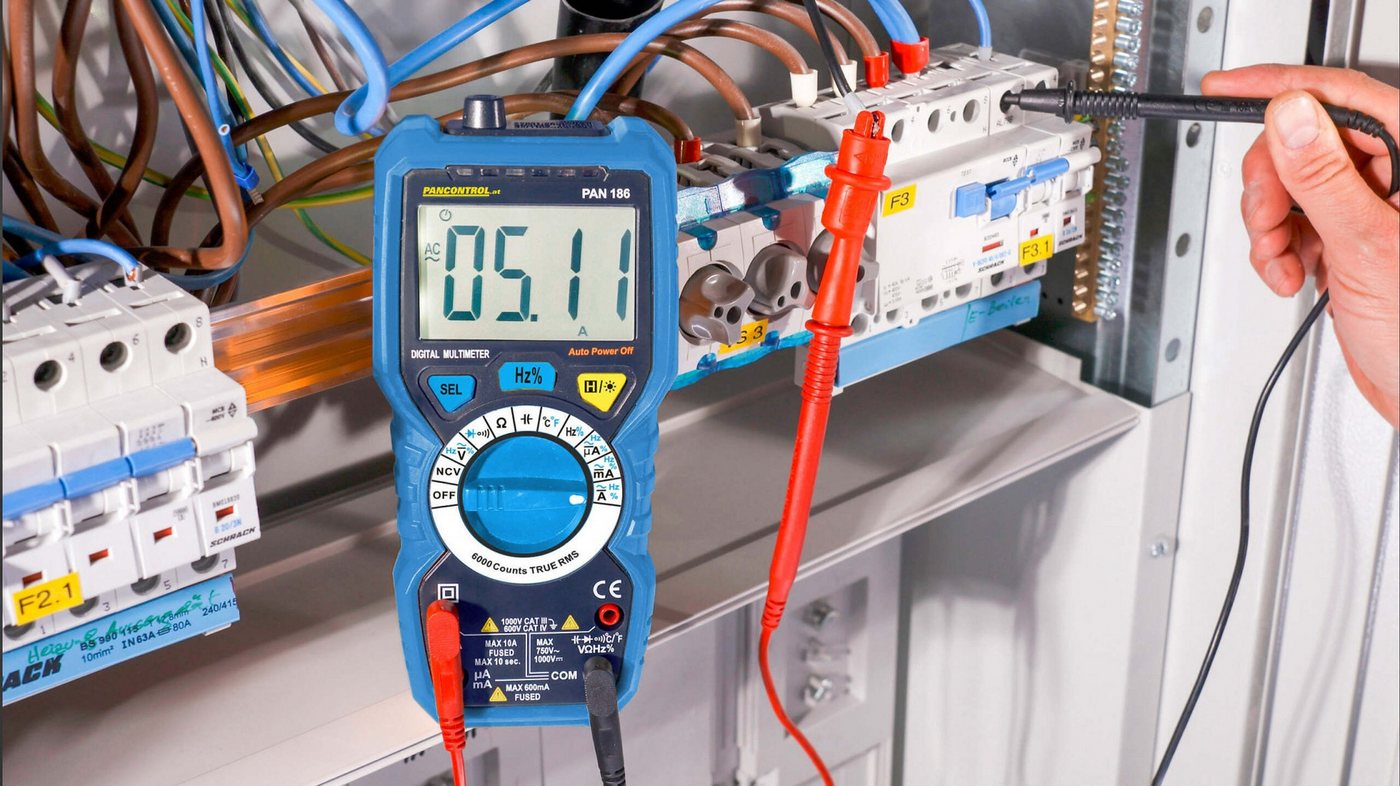 Thumbnail - Pancontrol Multimeter PAN 186, Digital-Multimeter 1000V CAT III True RMS