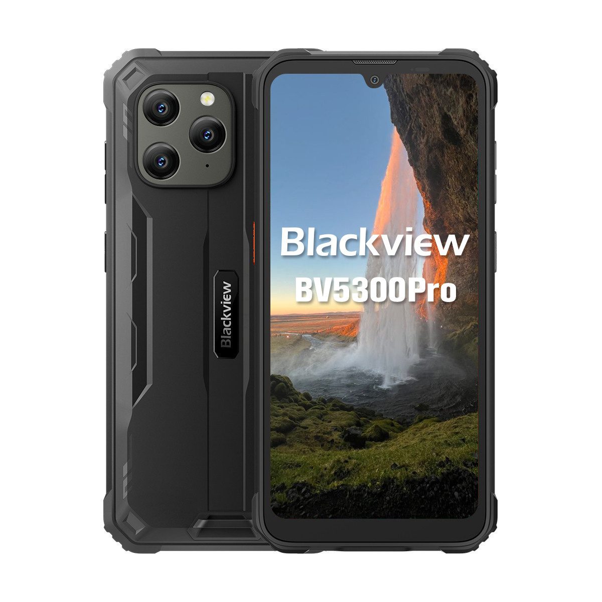blackview BV5300Pro Smartphone (6.1 Zoll, 13 MP Kamera, Steckbare TF, Dual 4G SIM/Face ID/GPS/IP69K/Handschuh-Modus)