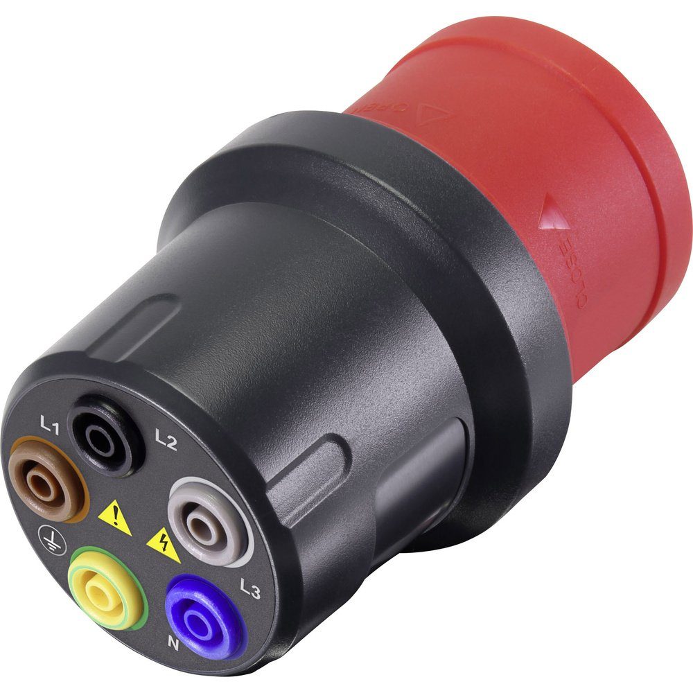 VOLTCRAFT CEE-Stecker VOLTCRAFT VMA-3L 32 Messadapter CEE-Stecker 32 A 5polig - Buchse 4 mm, (VMA-3L 32)
