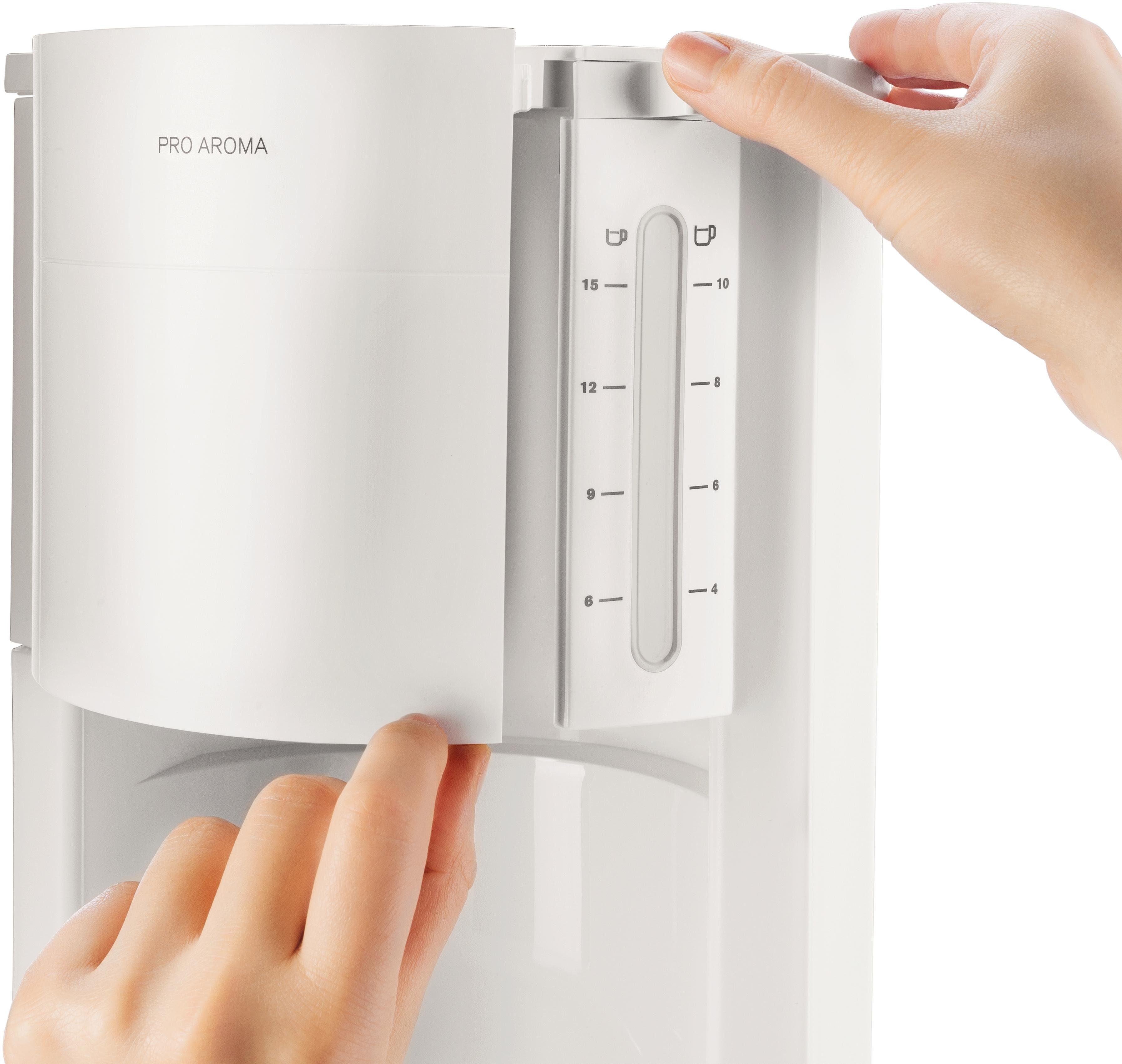 Krups Filterkaffeemaschine F30901 Pro Aroma, mit Glaskanne, 1,25L Füllmenge, 10-15 Tassen, 1050W