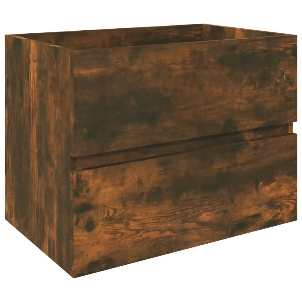vidaXL Waschbeckenunterschrank Waschbeckenschrank Räuchereiche 60x38,5x45 c günstig online kaufen