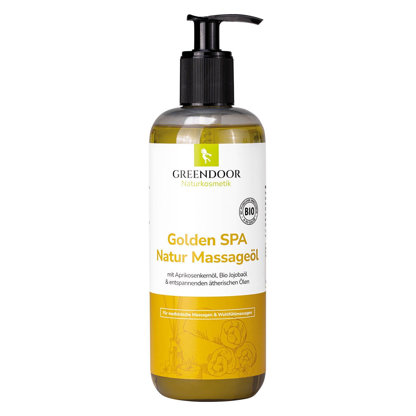 GREENDOOR Massageöl Massageöl XL Golden Spa