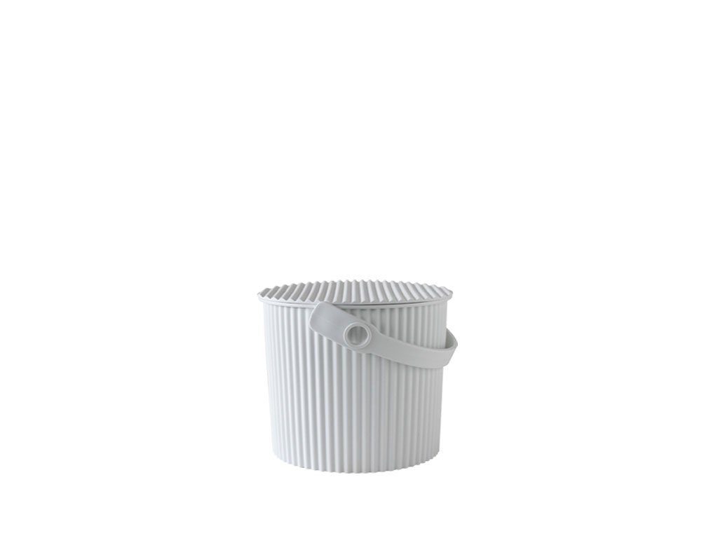 Aufbewahrungsbox Hachiman Omnioutil Eimer Mini (4 L) - Weiß (Packung)