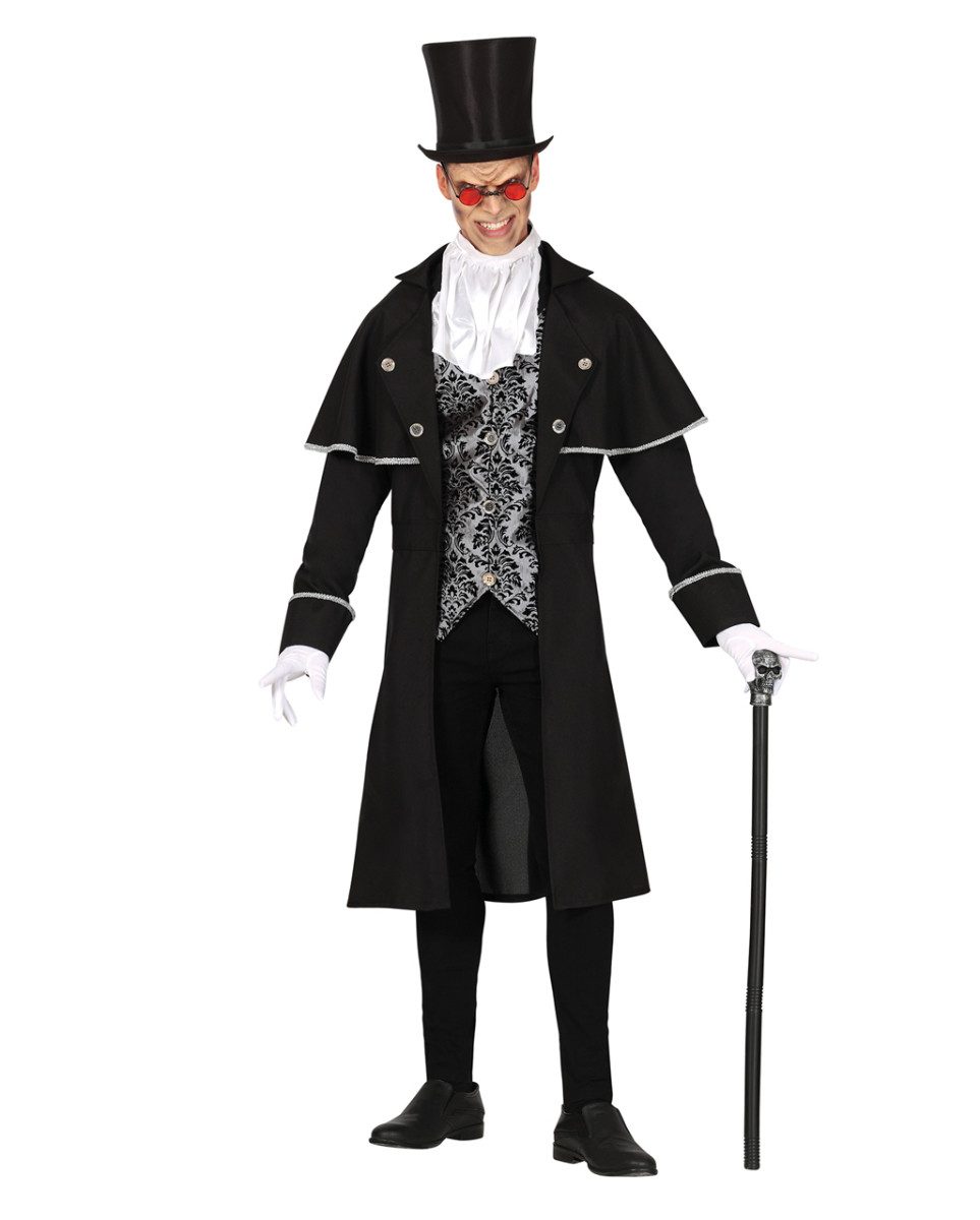 Vampir-Kostüm Elegantes Gothic Vampir Kostüm für Fasching & Hall