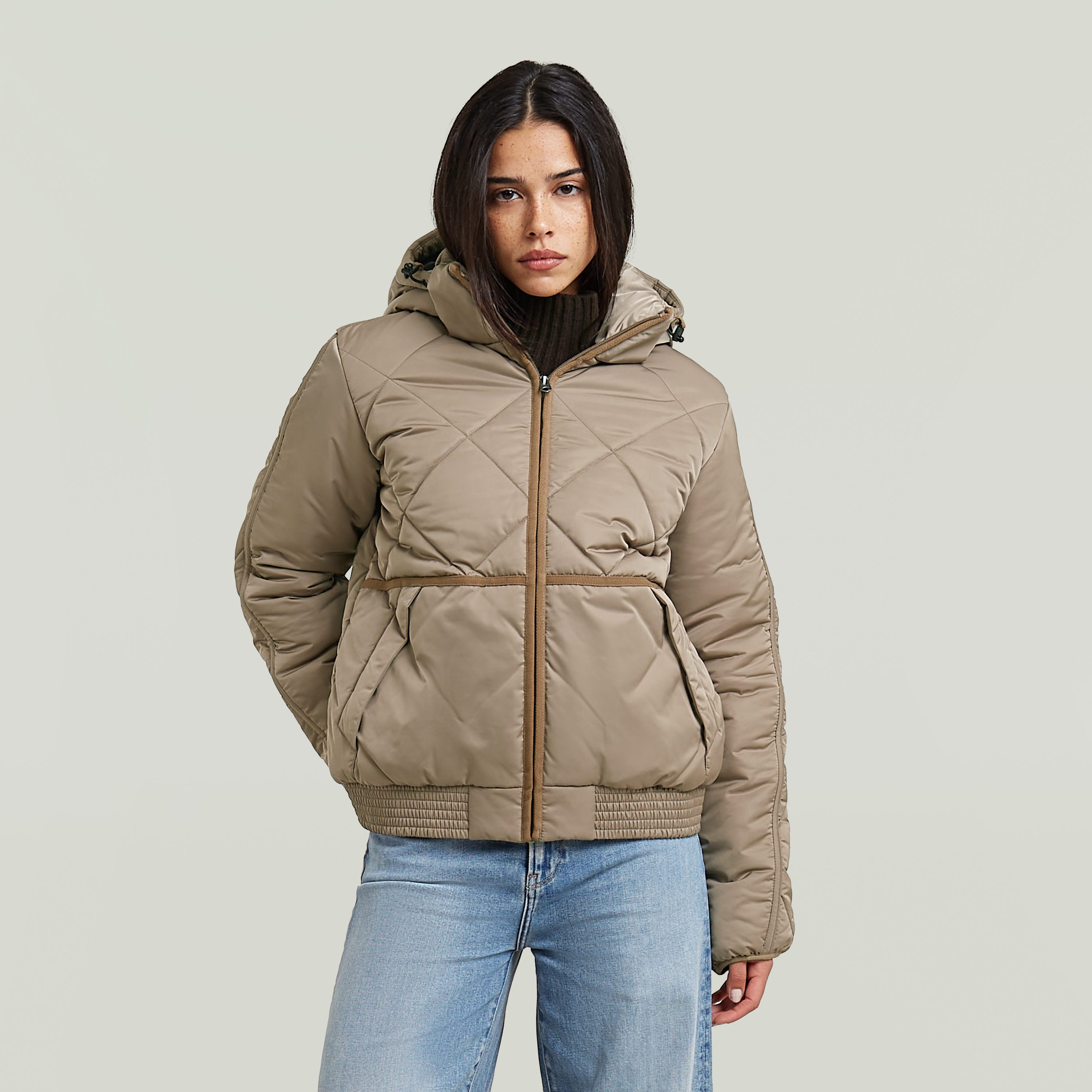 G-STAR Steppjacke Cocoon Jacket Wmn mit Kapuze, Regular Fit