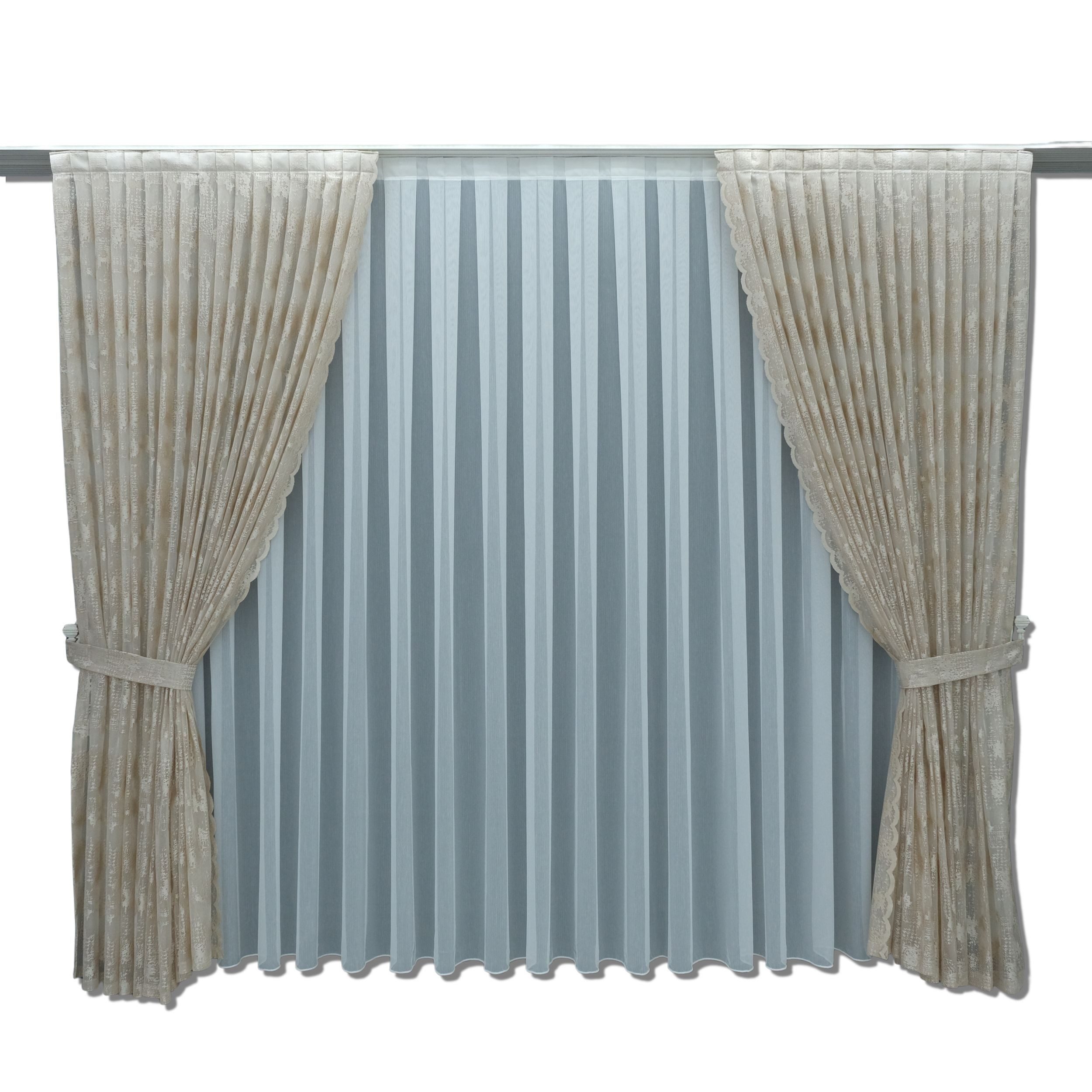 Gardinen by Justyna Vorhang Beige Gardine günstig online kaufen