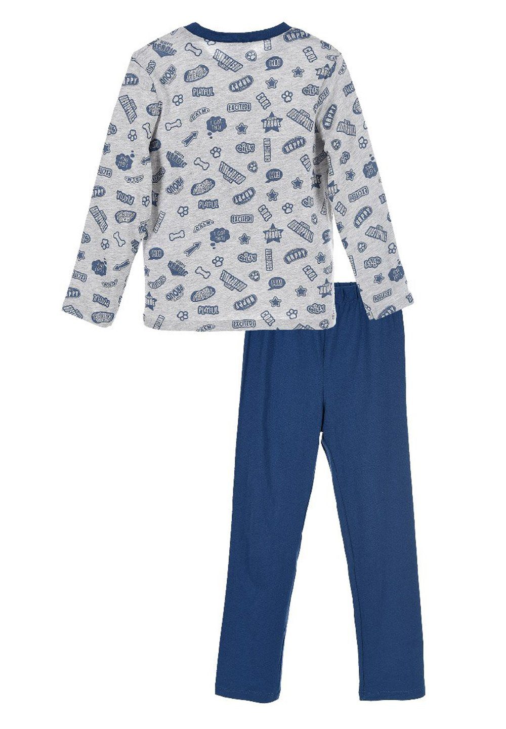 Marshall Grau Nachtwäsche Pyjama PATROL PAW langarm Kinder Schlafanzug Jungen