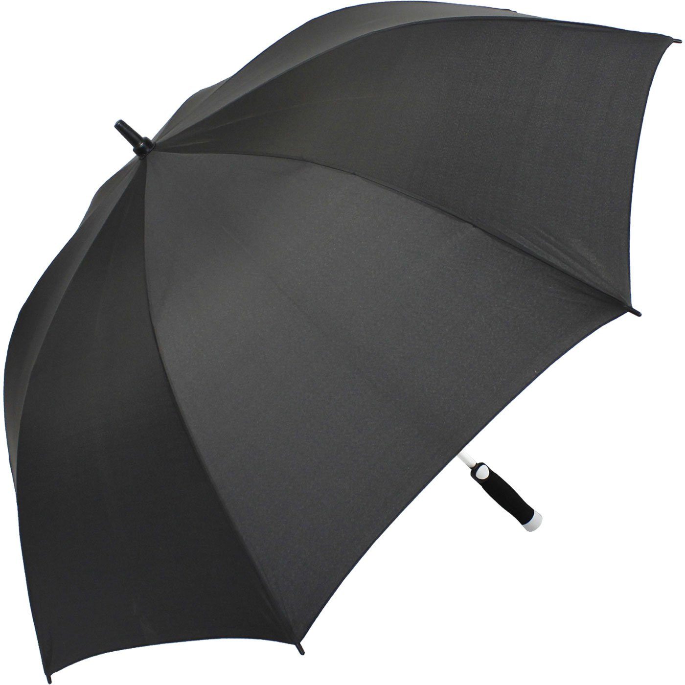iX-brella Stockregenschirm XXL Golf Fiberglas Automatik mit farbigem Gestell, einzigartig