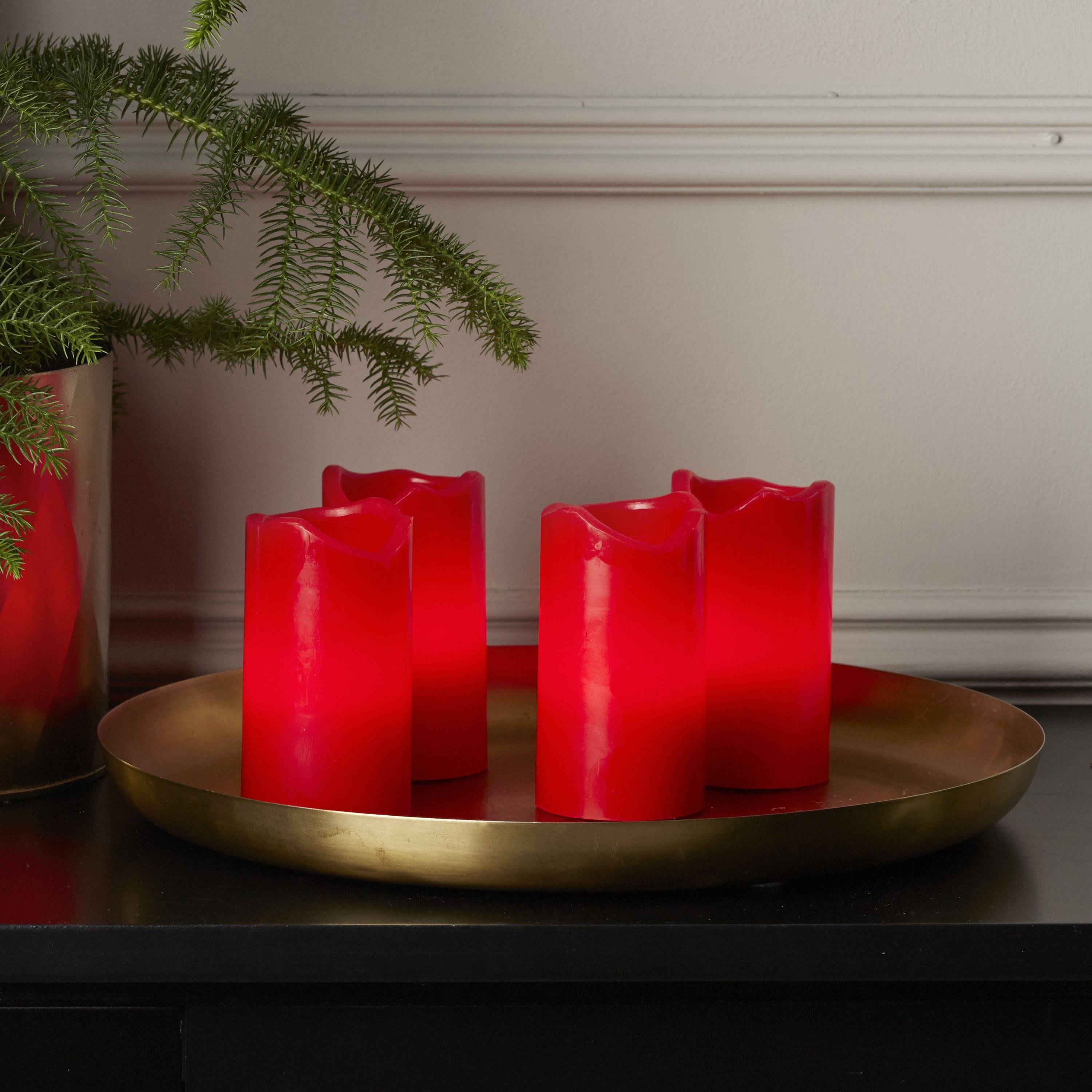 STAR TRADING LED-Kerze Advent (1-tlg)