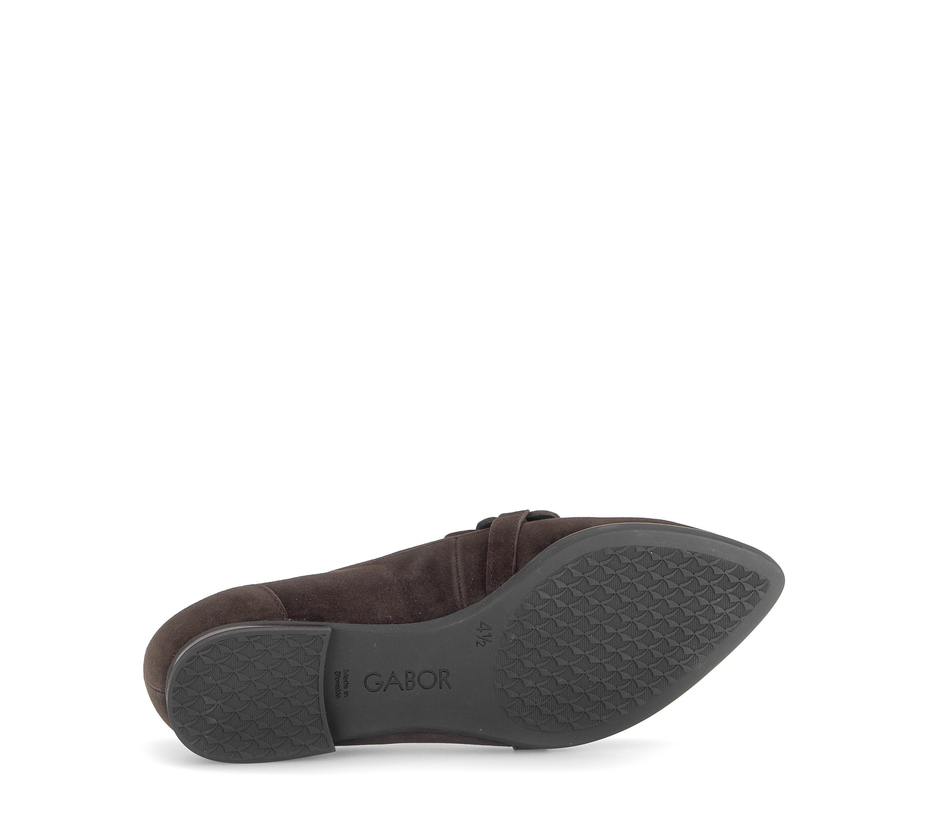 Gabor Slipper Blockabsatz, Pumps, Businessschuh mit eleganter Zierspange, G-Weite