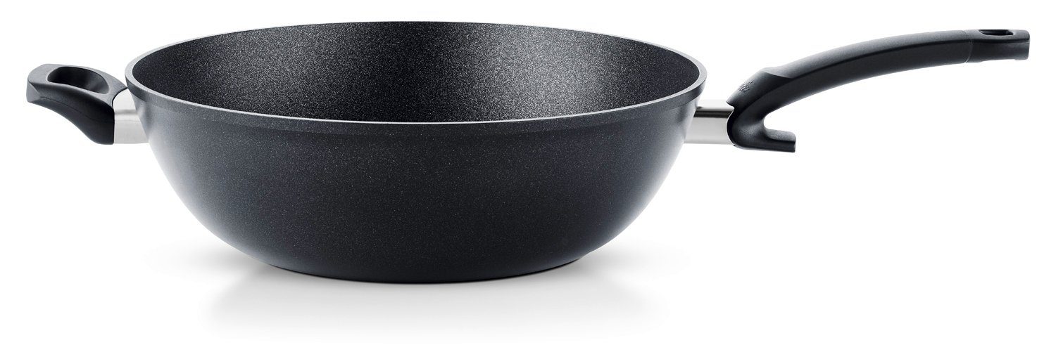 Fissler Wok Adamant®, Aluminium (1-tlg), induktionsgeeignet, kratzfeste Antihaft-Beschichtung, Made in Germany