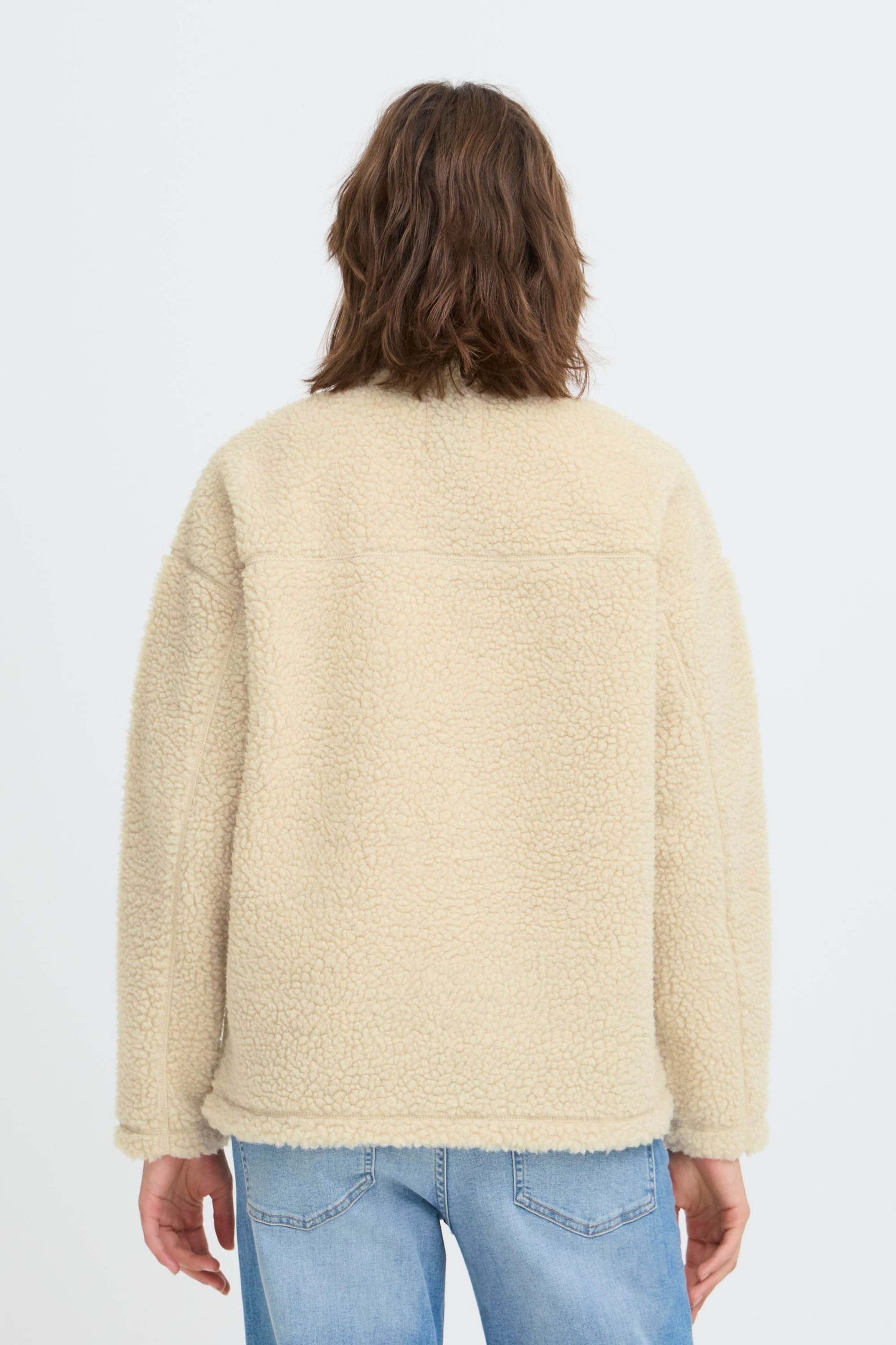 OXMO Fleecejacke OXTolirone Moderner Teddy-Sweater