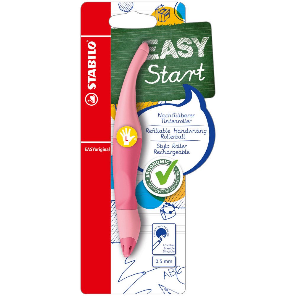 STABILO Füllhalter STABILO EASYoriginal - Tintenroller Pastel - L - rosiges Rouge