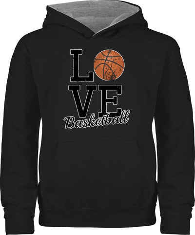 Shirtracer Hoodie Love Basketball Kinder Sport Kleidung