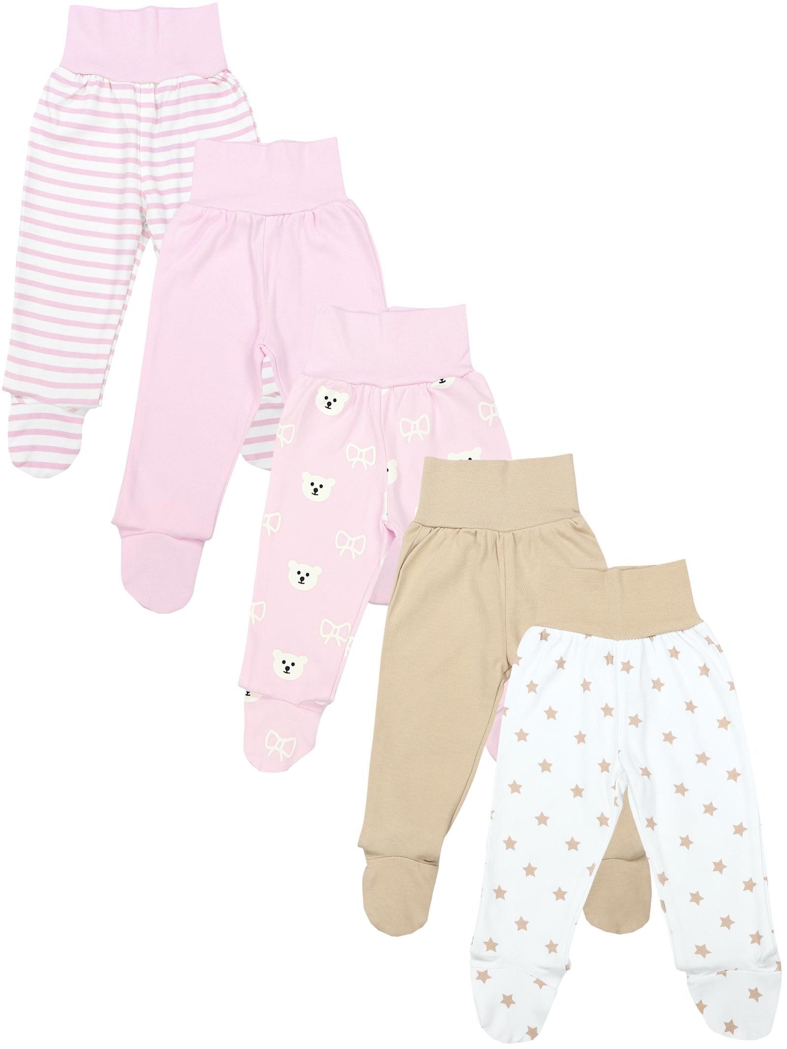 TupTam Schlupfhose TupTam Baby Unisex Hose mit Fuß 5er Pack