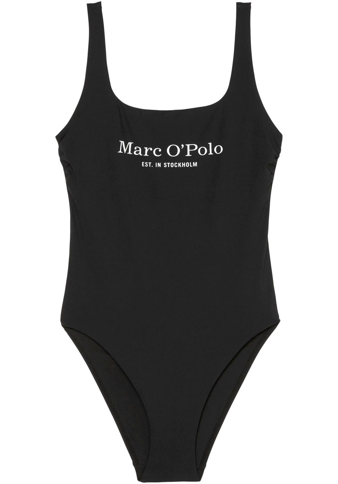 Marc O'Polo Badeanzug Essentials mit Logoschriftzug günstig online kaufen